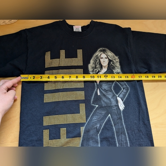 CELINE DION World Tour 2008 Fruit Of The Loom Size Small Unisex 100% Cotton - Picture 7 of 8